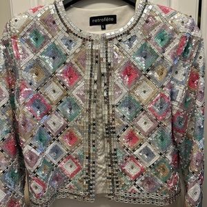 Retrofete embellished jacket - NWOT - Size small